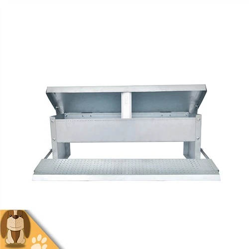 Công suất 5kg Máy cấp gà tự động bằng kim loại ngoài trời